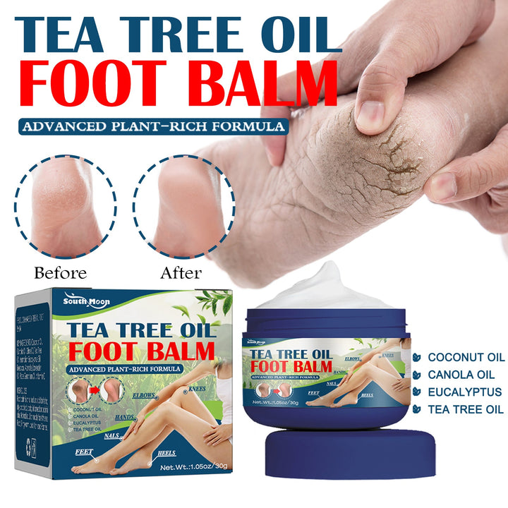 Tea Tree Oil Foot Balm — Heal Cracked Heels & Dry Skin