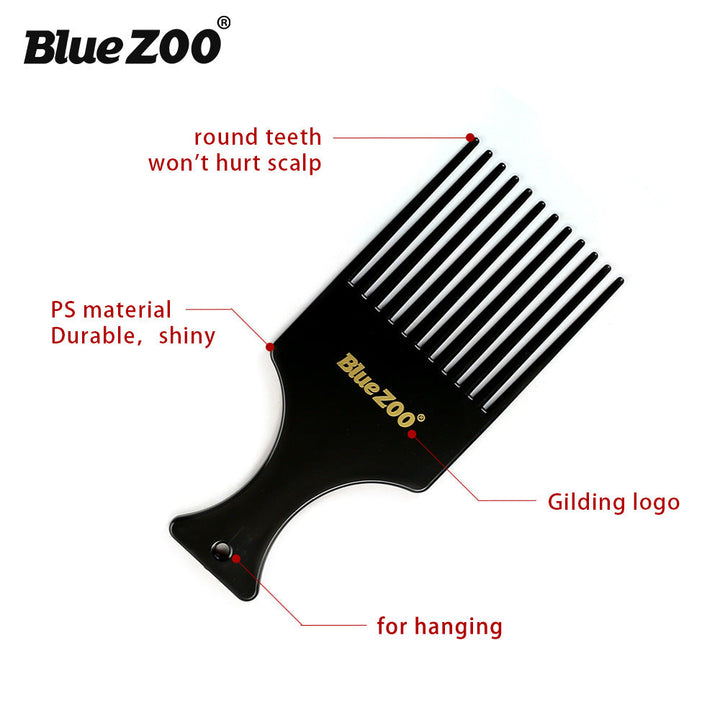 Dual-Sided Styling Comb – Rounded Teeth for Slicked-Back Hair