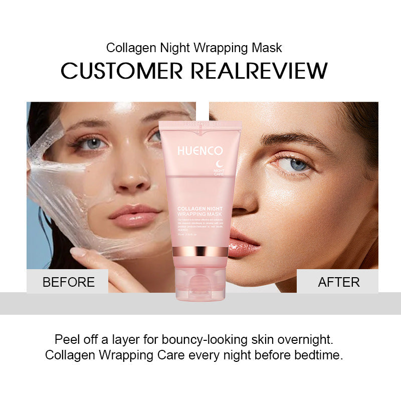 Collagen Overnight Wrapping Mask for Bouncy Glowing Skin