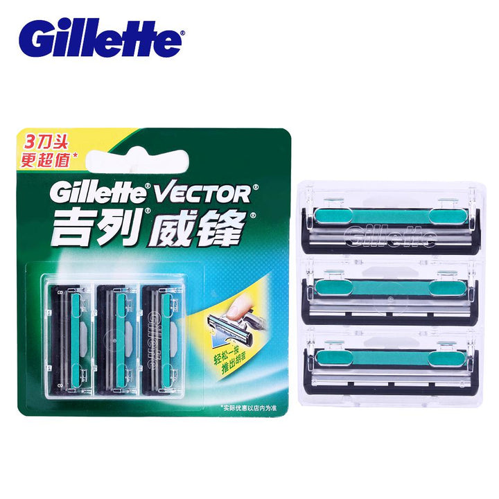 Gillette Vector Razor Blades — 3-Blade System
