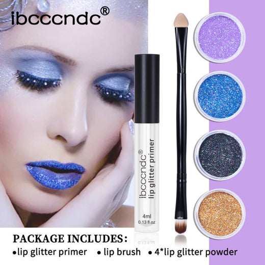 Glitter Lip Gloss Set for 8-Hour Multidimensional Sparkle