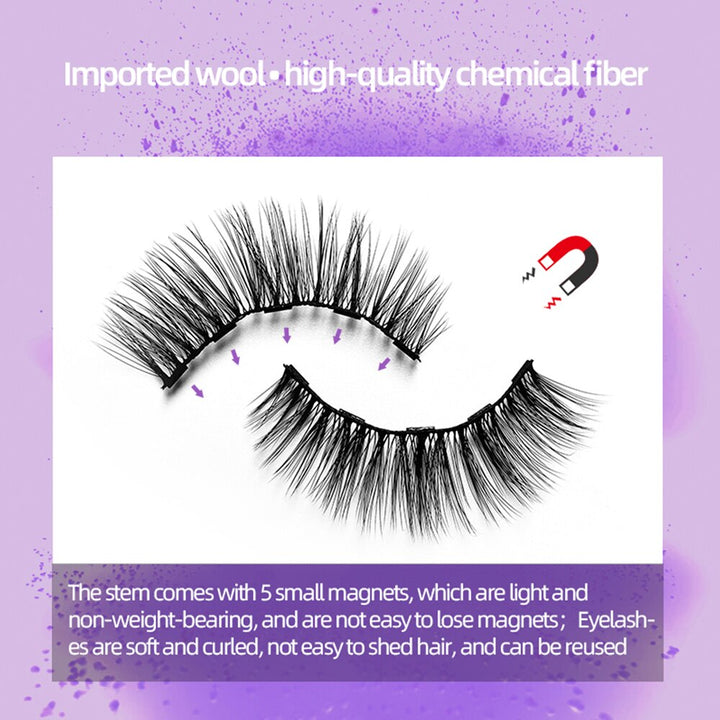 Magnetic Eyelashes Set for Glue-Free Dramatic Volume