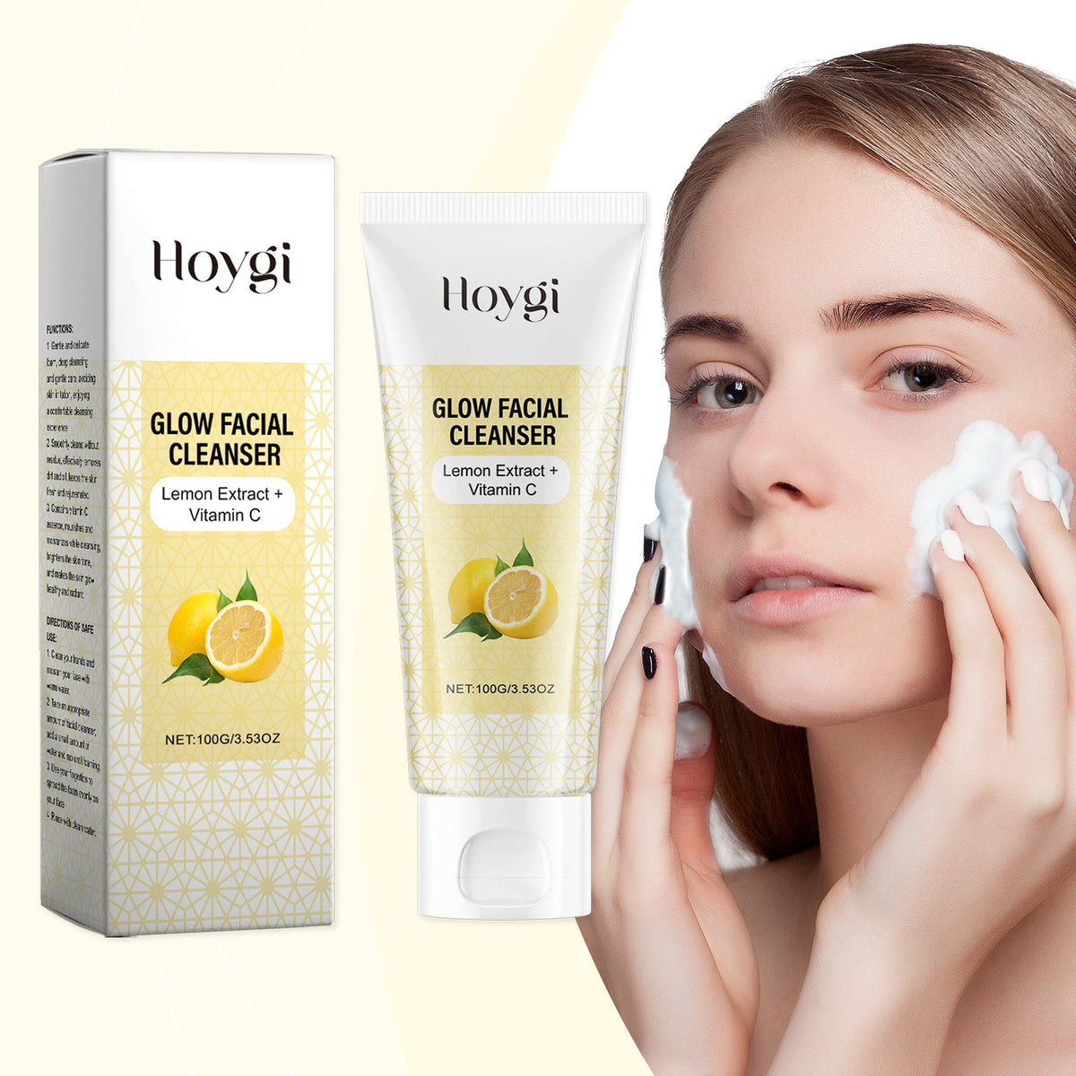 Vitamin C Brightening Cleanser — Radiant, Non‑Tightening