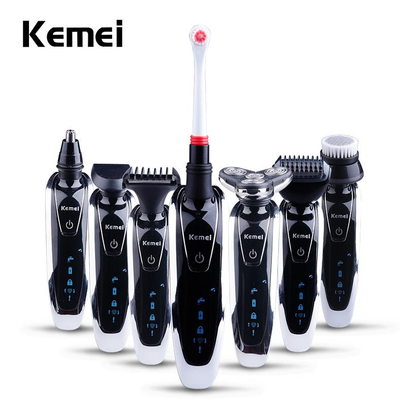 7-in-1 Electric Shaver — Precision Beard, Nose & Hair Trimming