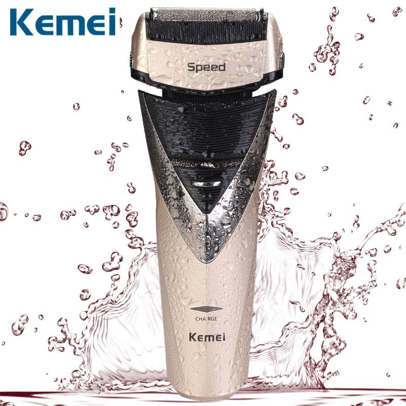 Rechargeable Electric Shaver — Waterproof Dual‑Blade Face