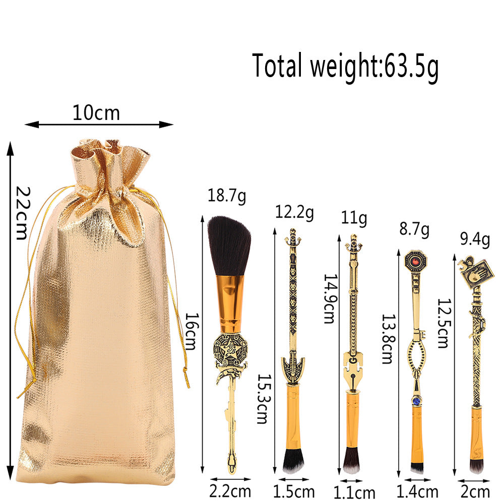 Makeup Brush Set — JoJo-Inspired, Stand-Worthy Beauty Ritual
