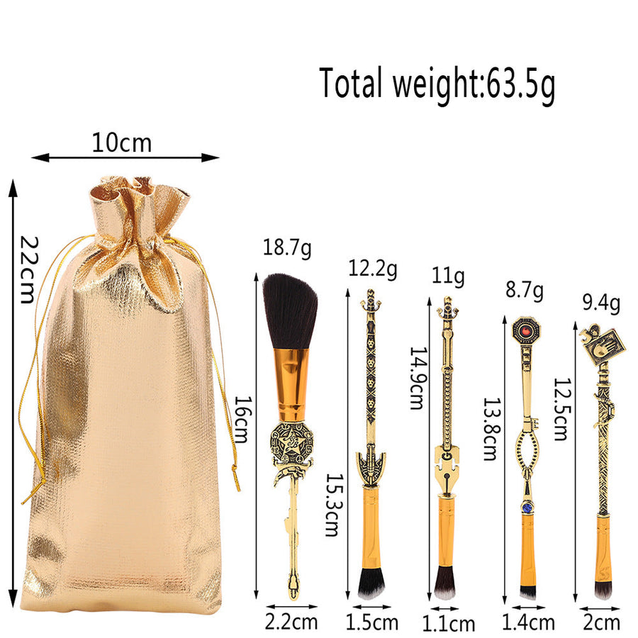 Makeup Brush Set — JoJo-Inspired, Stand-Worthy Beauty Ritual