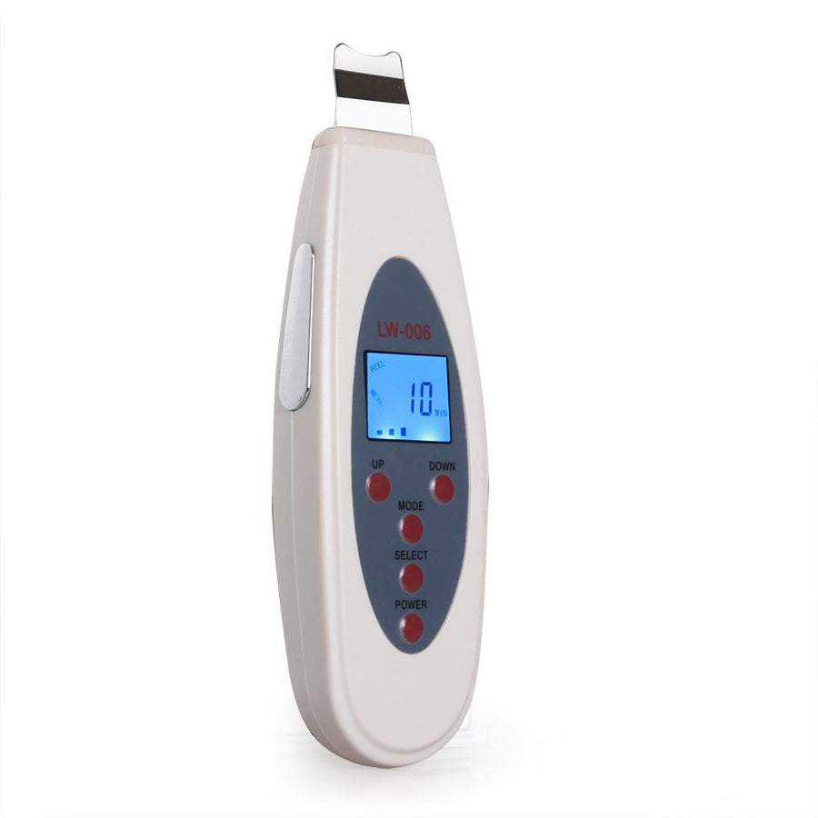 Ultrasonic Facial Skin Scrubber for Cleaner, Smoother Skin