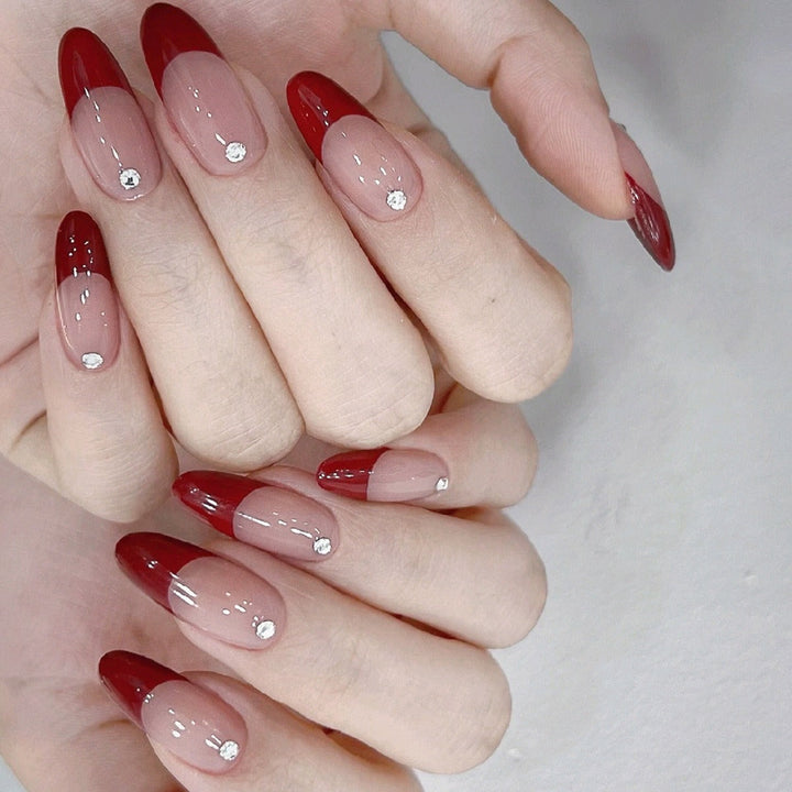 Press‑On Nails Red French Tip — Salon Look in 10 Minutes