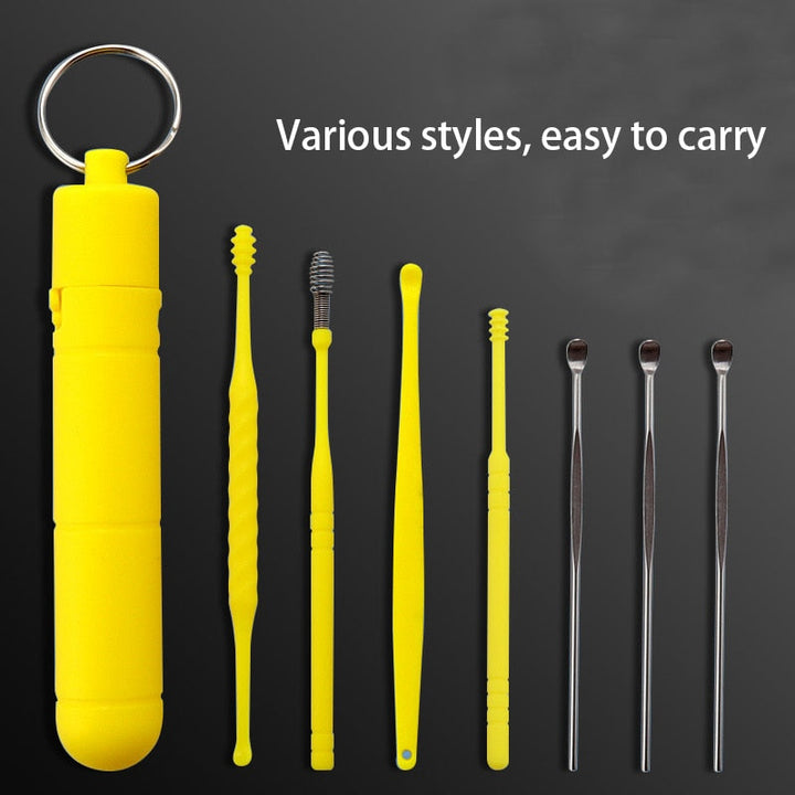 Ear Wax Removal Kit — 7 Precision Stainless Steel Tools