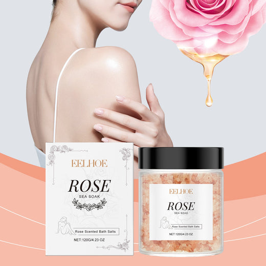 Rose Bath Salts for Soothing, Moisturized Skin Care