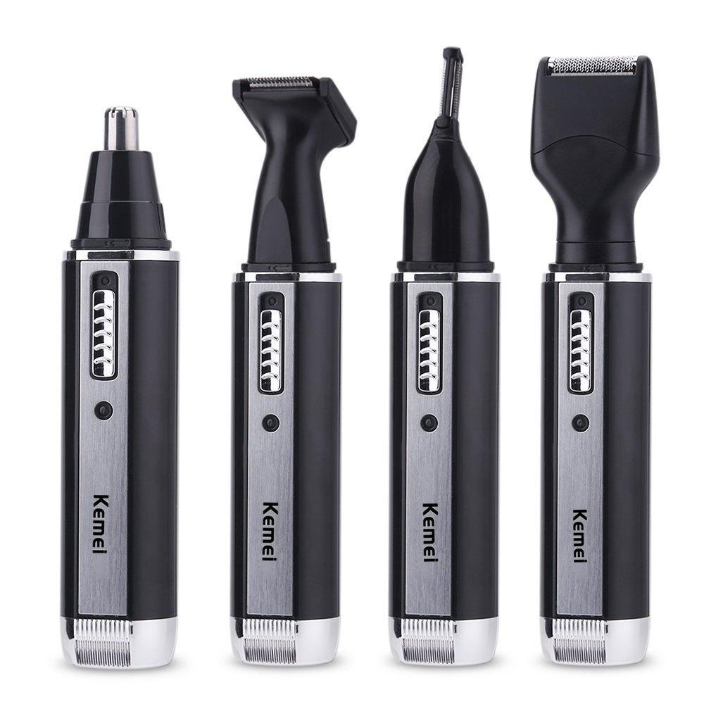 4‑in‑1 Rechargeable Nose Hair Trimmer — Precise Ear