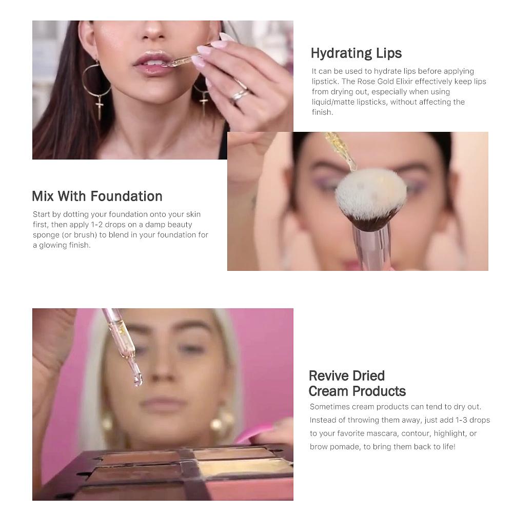 24K Gold Face Oil for Hydrated, Glowing Makeup Prep