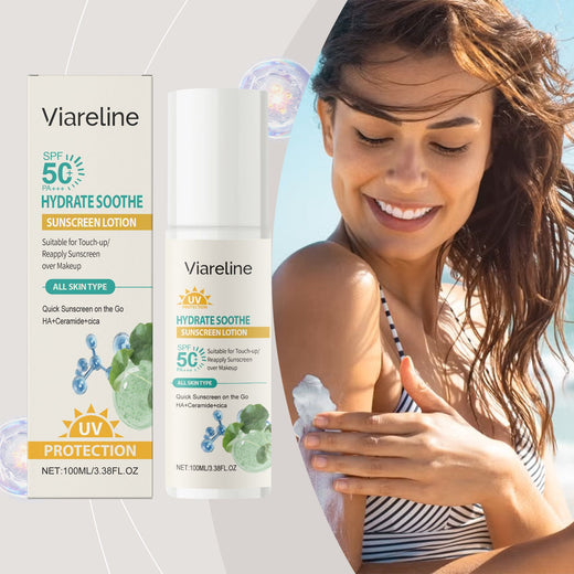 Viareline SPF 50 Hydrating Emulsion Reapply Over Makeup