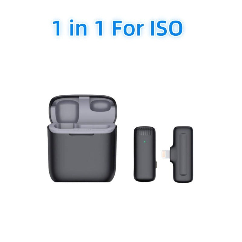 Wireless Lavalier Mic System — Dual-Channel 2.4G Noise