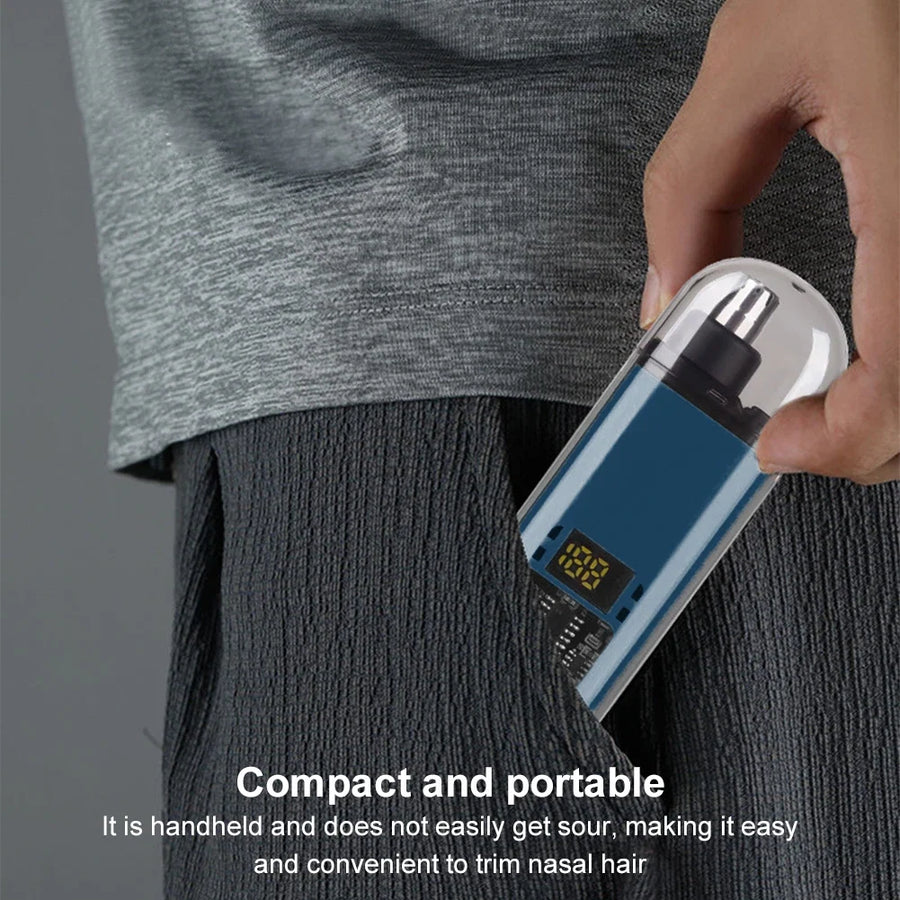 Electric Nose Hair Trimmer With USB Charging Display