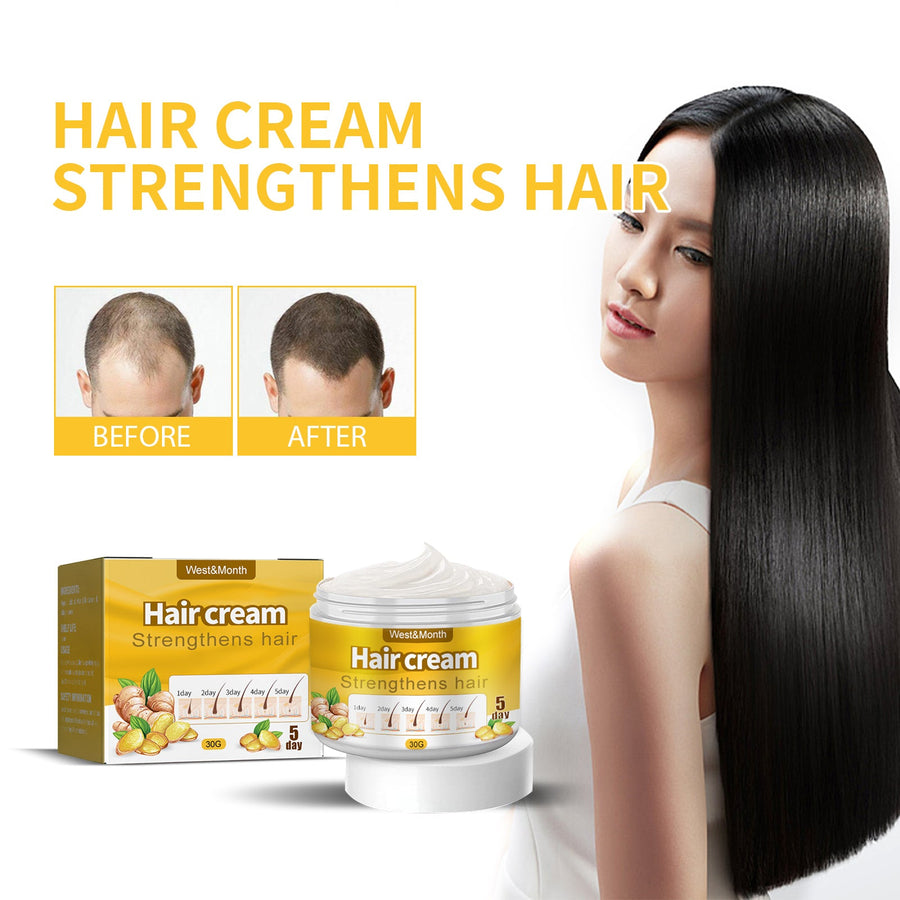 Hair Cream for Stronger, Smoother Hair and Scalp Care