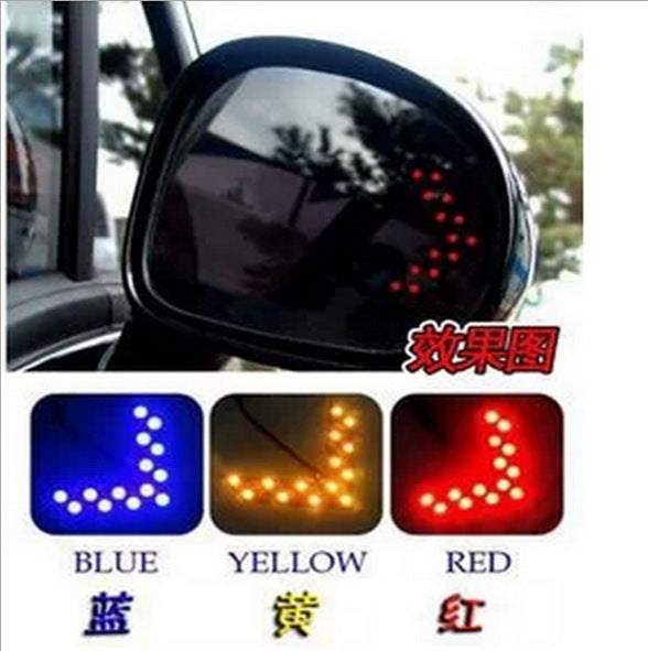 LED Mirror Turn Signals — 14 SMD Sequential Arrow, Multi-Color