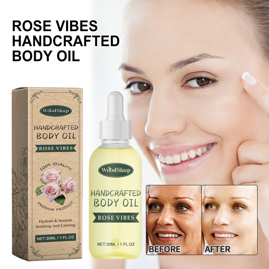 Rose Body Oil for Soft, Smooth, Radiant-Looking Skin