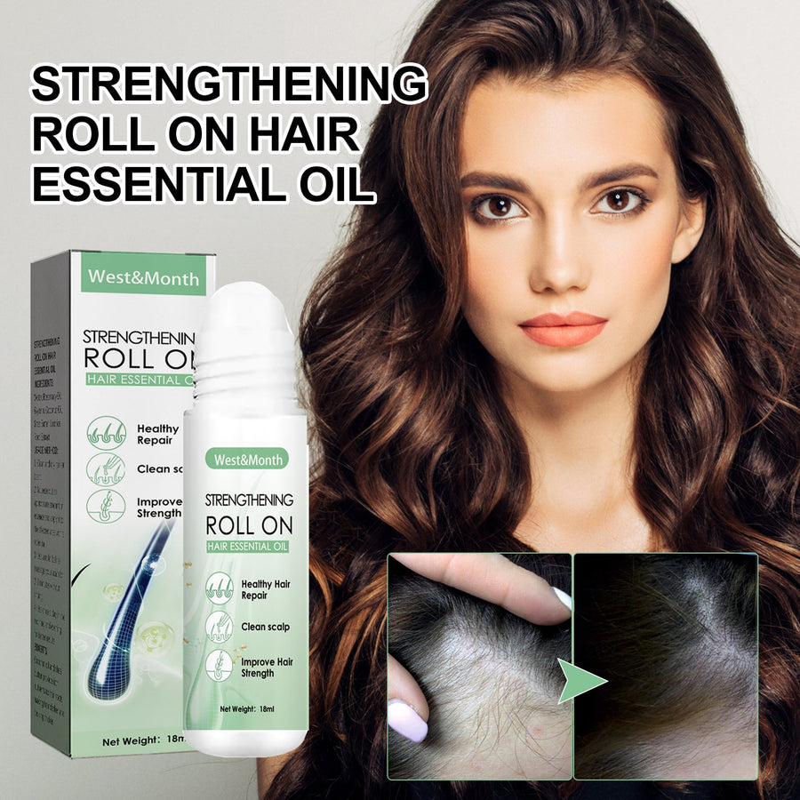 Strengthening Roll-On Hair Oil — Thicker, Fuller Hair in 4 Weeks