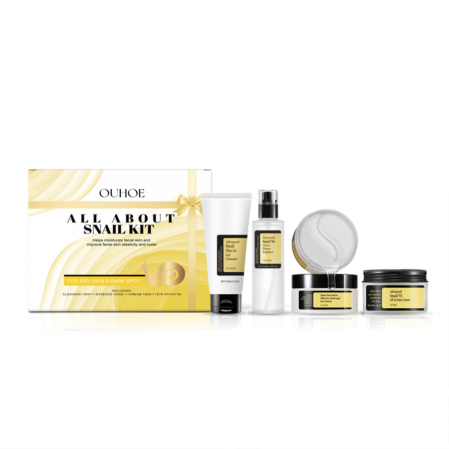 Snail Skincare Gift Set for Deep Hydration & Care
