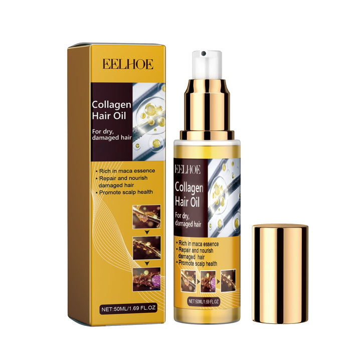 Maca Hair Oil for Smooth, Dry, Damaged Hair Repair