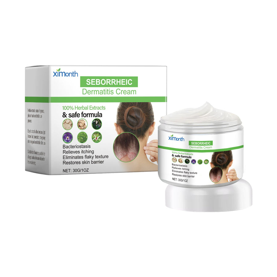 Herbal Seborrheic Dermatitis Cream — Flake-Free Scalp in 4