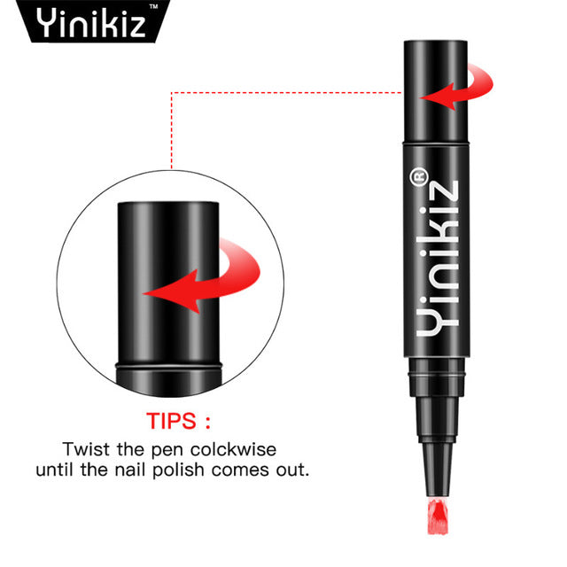 Gel Nail Polish Pen for Glossy Salon-Style Nail Looks