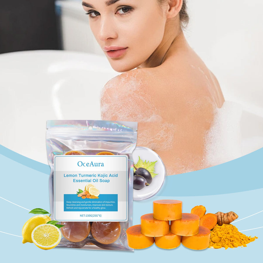 Lemon Turmeric Soap for Gentle, Fresh Whole-Body Cleansing