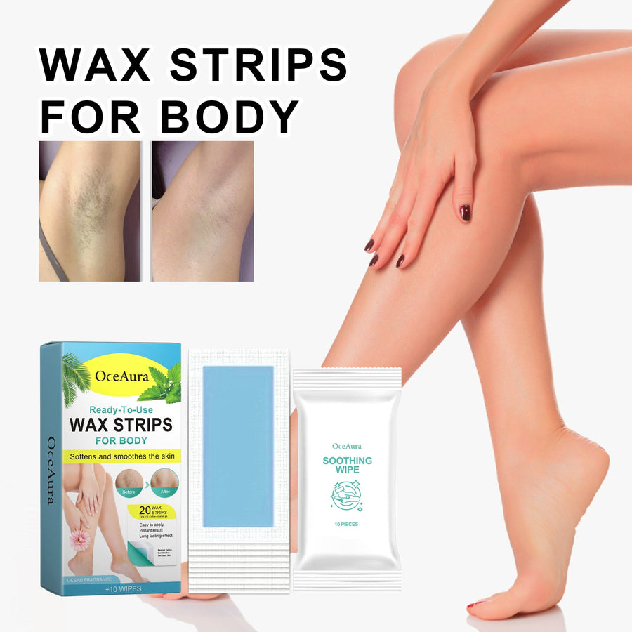 Body Wax Strips for Gentle, Fast, Silky Smooth Skin