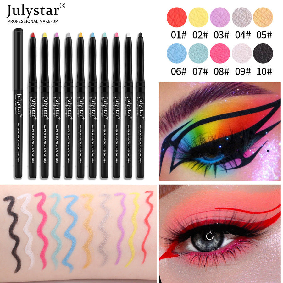 Colored Eyeliner Pencil Set for Bold Graphic Eye Looks