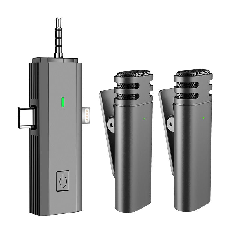 Lavalier Mic — Dual Wireless AI Noise Reduction for Creators