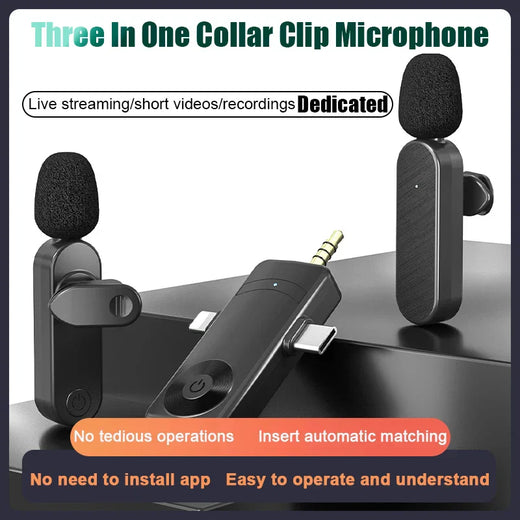 Wireless Lavalier Mic for iPhone & Android — Intelligent