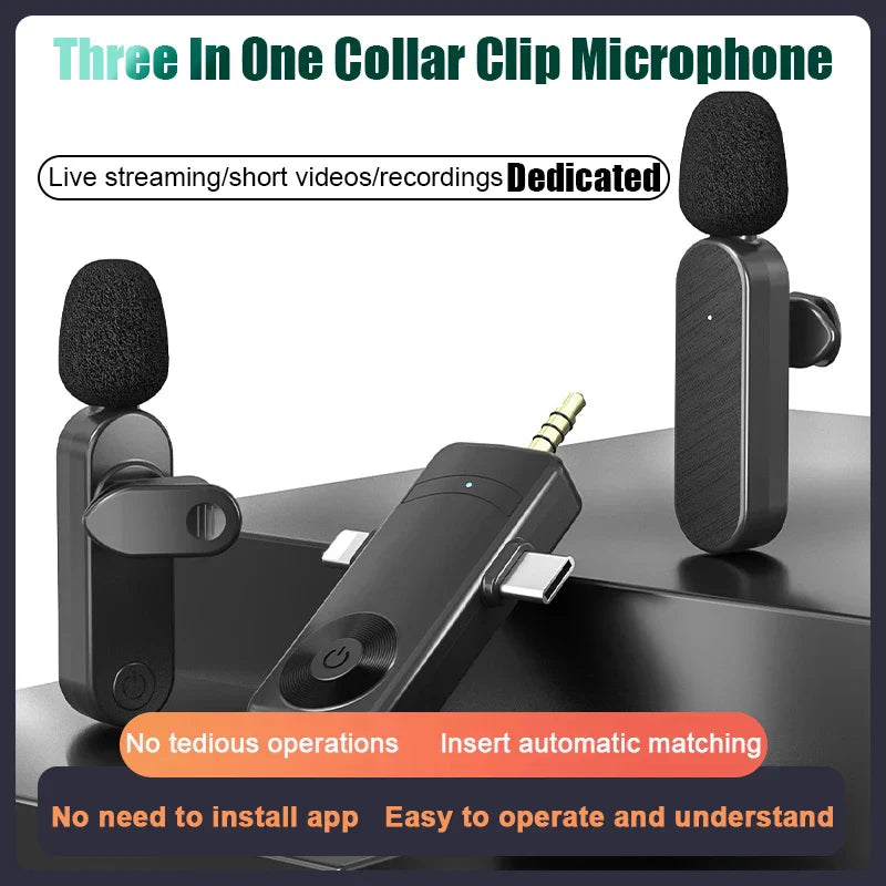 Wireless Lavalier Mic for iPhone & Android — Intelligent