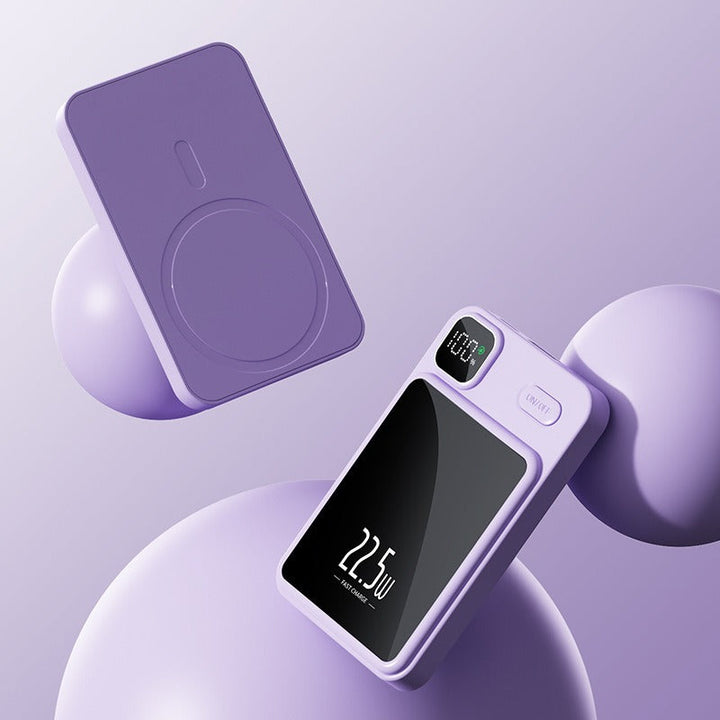 Magnetic Power Bank with Fast Charging & OLED Display