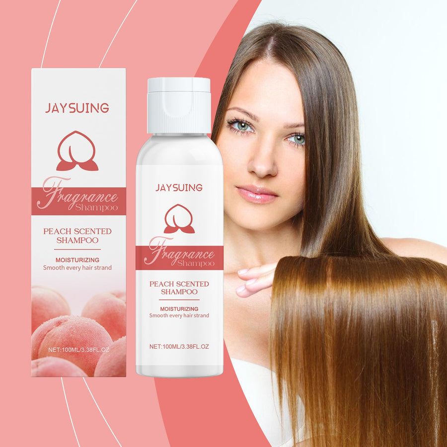 White Peach Fragrance Shampoo for Smooth, Frizz-Free Hair