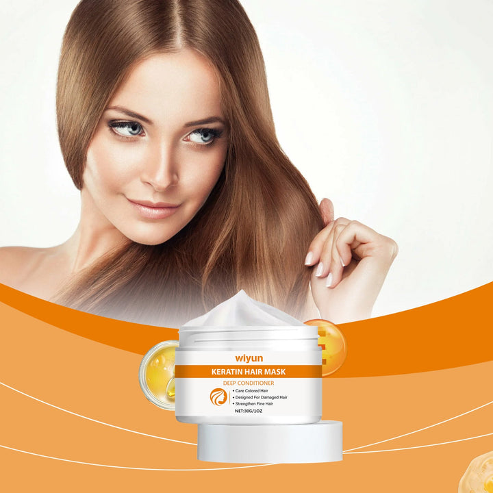 Keratin Hair Mask for Damaged Hair, Strength and Shine