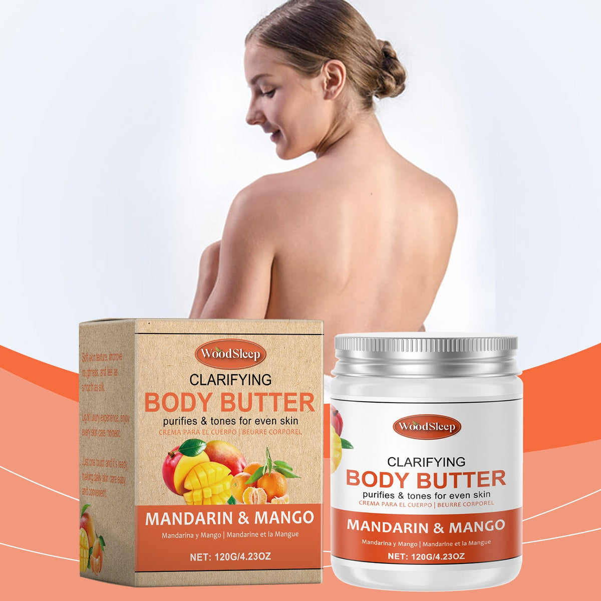 Mango Citrus Body Butter for Soft, Hydrated Skin