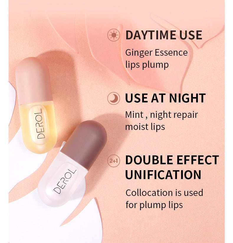 Ginger Mint Lip Plumper Day & Night Moisture Duo