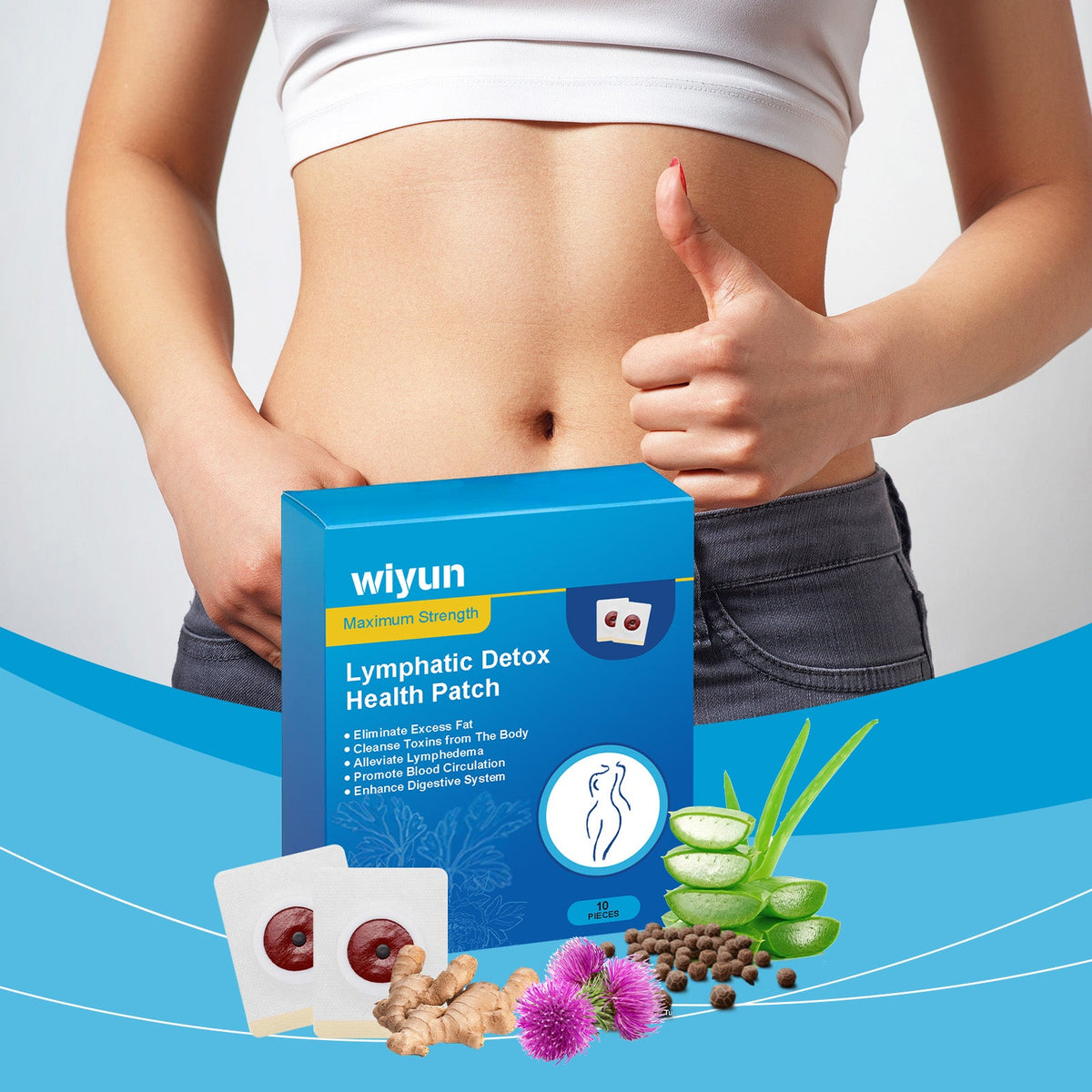 Wiyun Body Patch: Lymphatic Detox & Bloat Relief