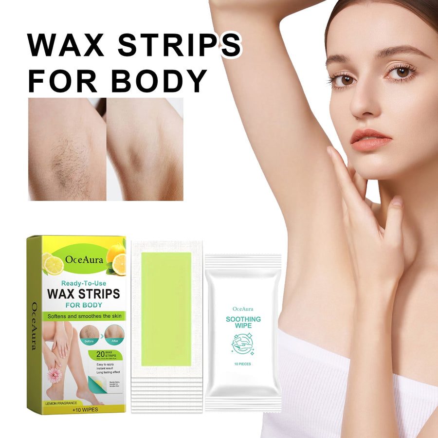 Ready-to-Use Body Wax Strips for Smooth-Looking Skin
