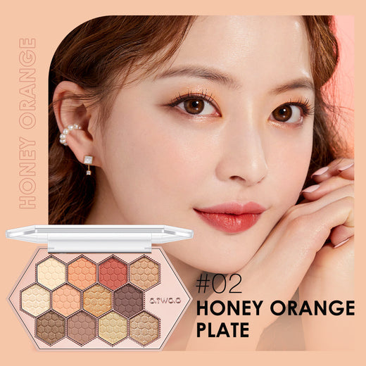Honeycomb Eyeshadow Palette for Colorful Eye Looks