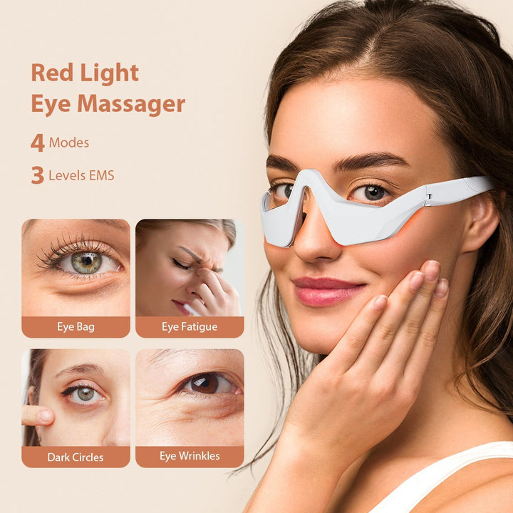 Eye Massager — Red Light & EMS Therapy for Dark Circles