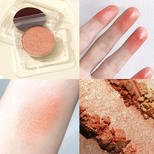 Waterproof Pearlescent Eyeshadow for Warm Golden Radiance