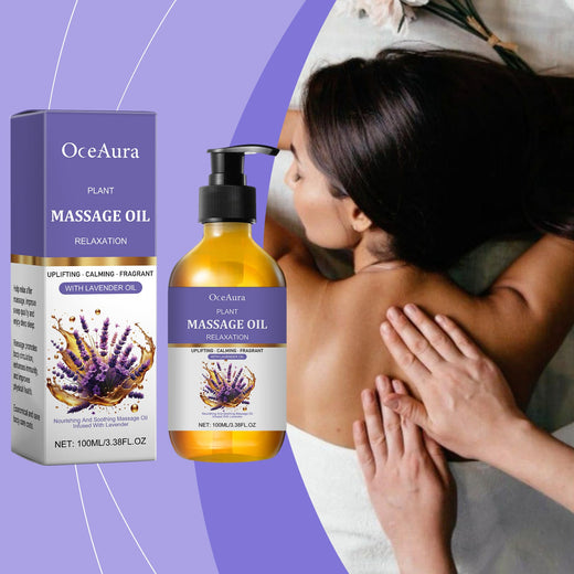 Lavender Massage Oil for Dry Skin and Stress Relief