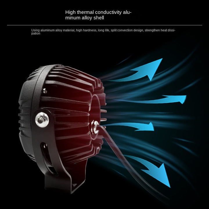 LED Car Spotlights — Dual‑Color Waterproof Off‑Road Lighting