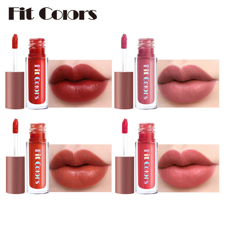 Travel Lip Gloss Set: Four Moisturizing Velvet Shades