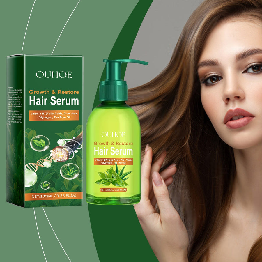 Tea Tree Hair Serum for Dry, Split Ends & Scalp Care