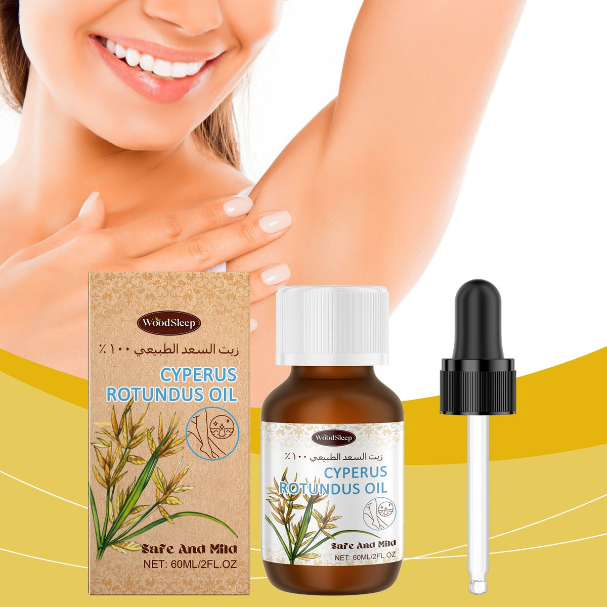 Botanical Hair Suppression Oil for Smoother Skin Longer