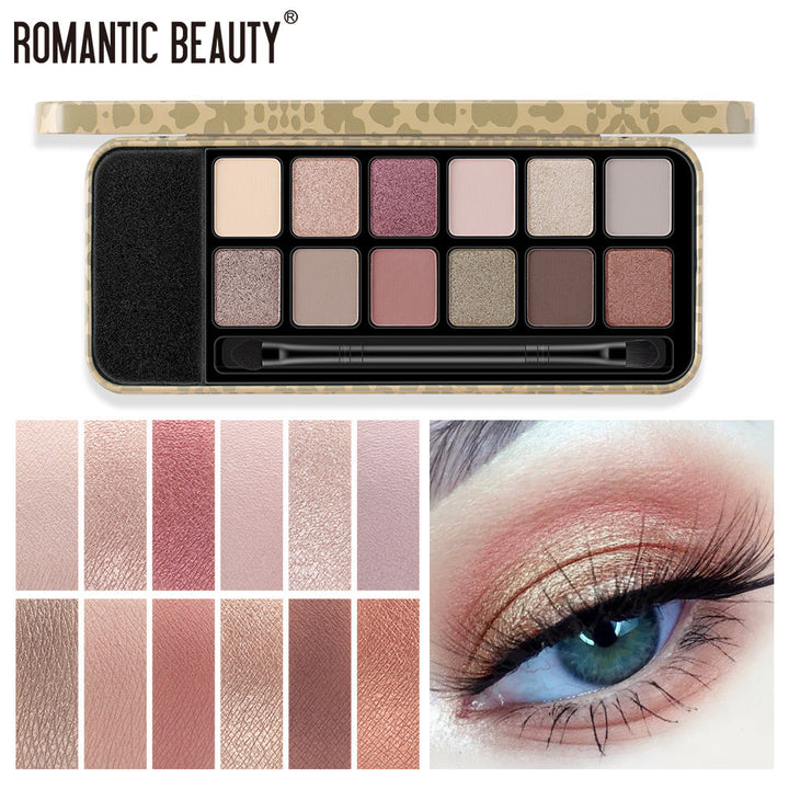 12-Color Eyeshadow Palette for Everyday to Bold Looks